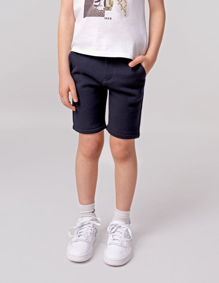 ikks Bermuda marine maille piquée garçon