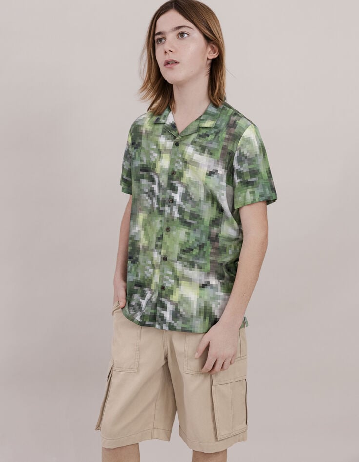 Ikks Bermuda RELAXED Beige Forme Battle Garçon