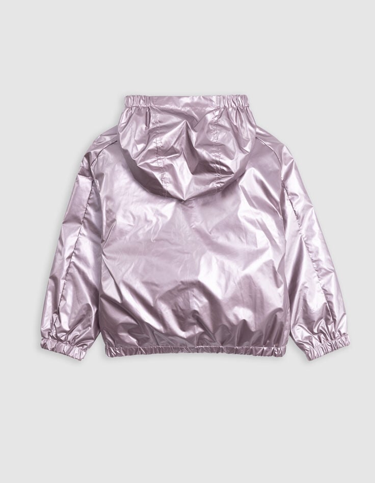 Ikks Blouson Coupe-vent Rose Fille