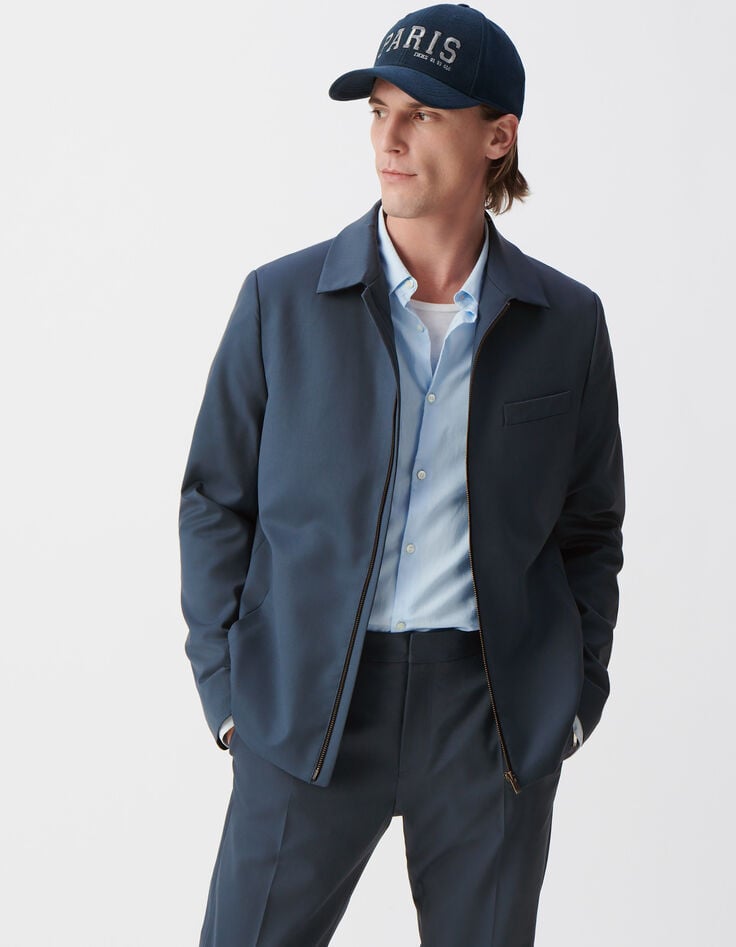 Ikks Blouson Encre Zippé TRAVEL SUIT Homme