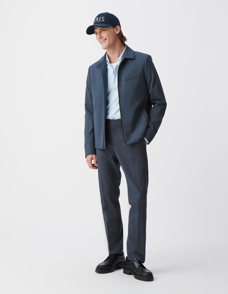 ikks Blouson encre zippé TRAVEL SUIT Homme