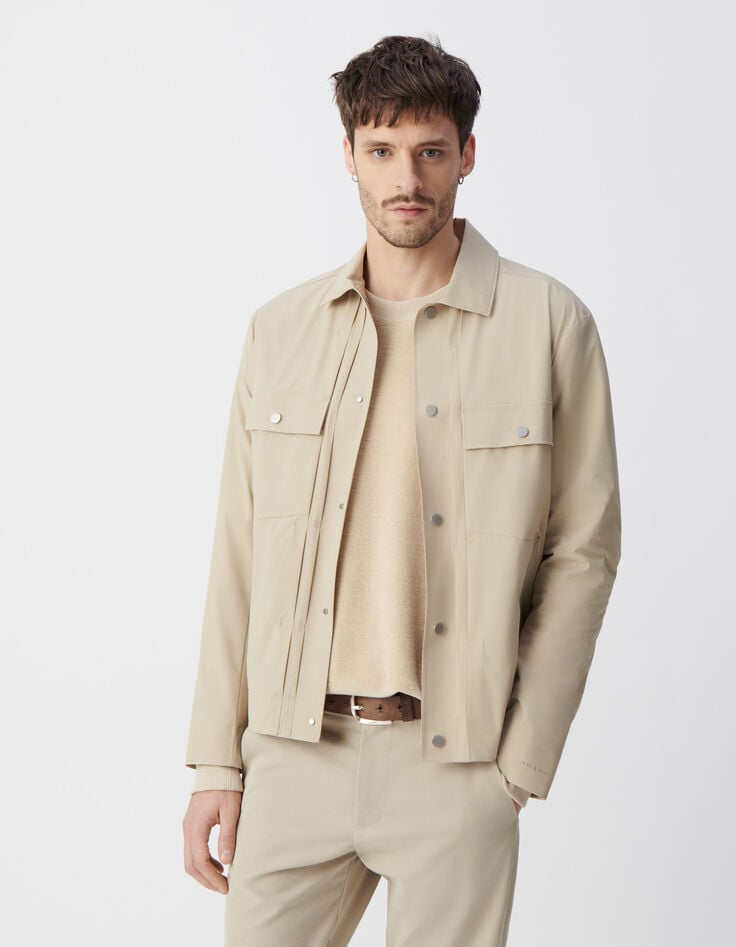 Ikks Blouson Sable Multipoches Homme