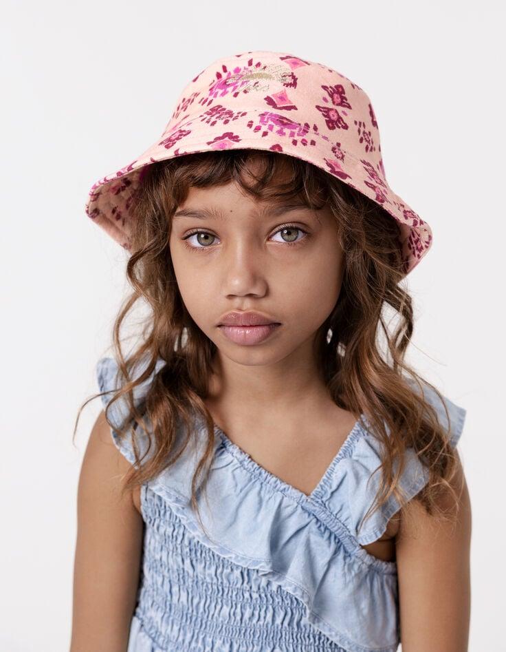 ikks Bob rose imprimé maxi ethnique fille