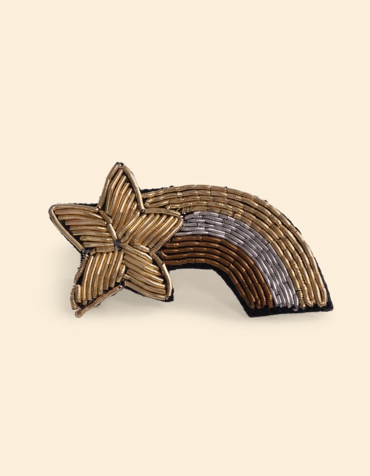 ikks Broche étoile filante brodée I.Code
