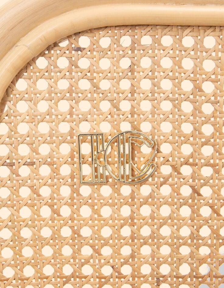 Ikks Broche Monogramme Métal Doré I.Code