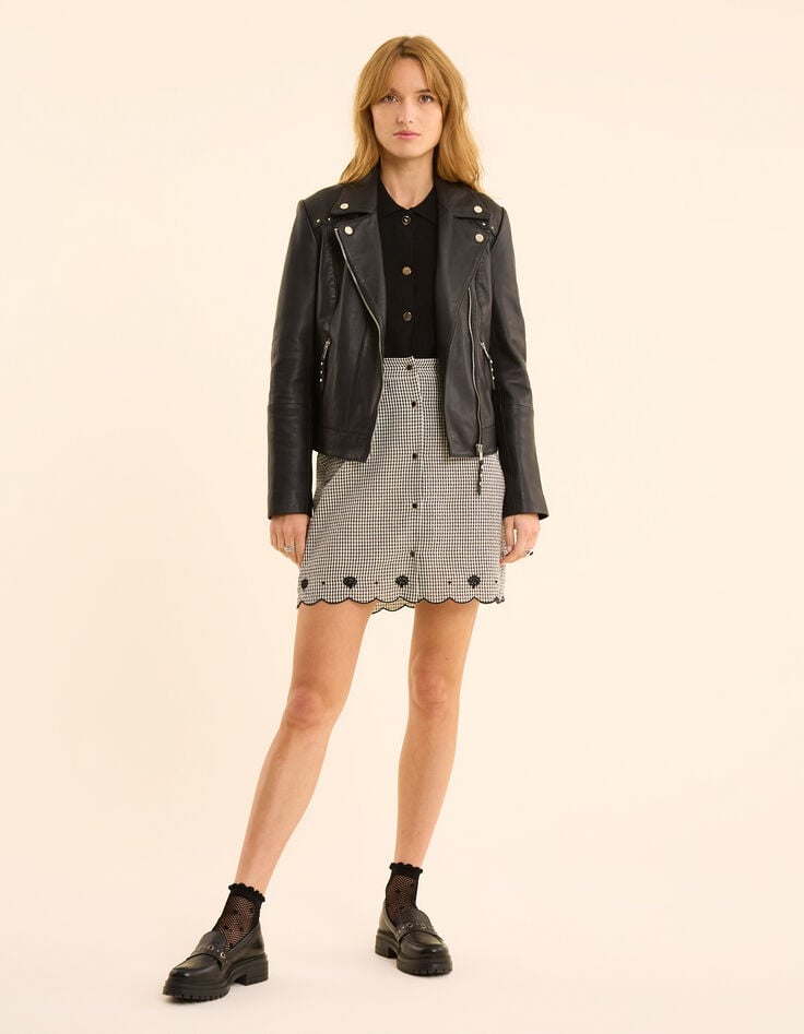 Ikks Cardigan Noir Tricot Col Polo I.Code