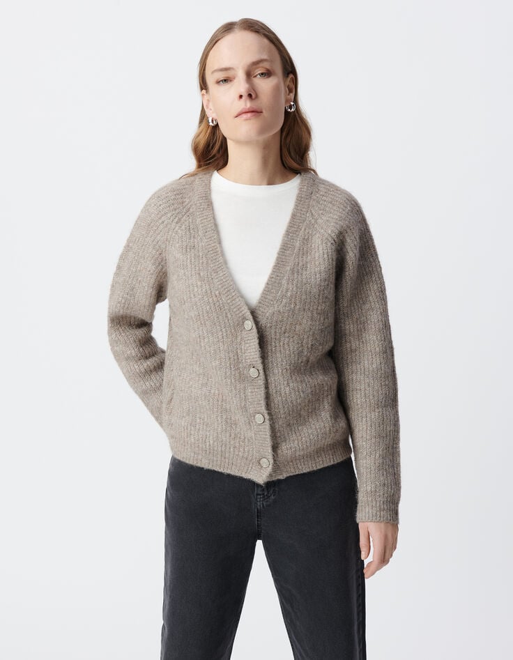 Ikks Cardigan Sésame Tricot Femme
