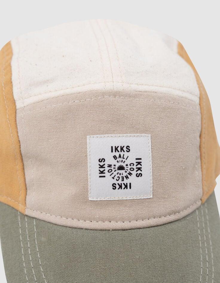 Ikks Casquette Beige Visière Kaki Garçon