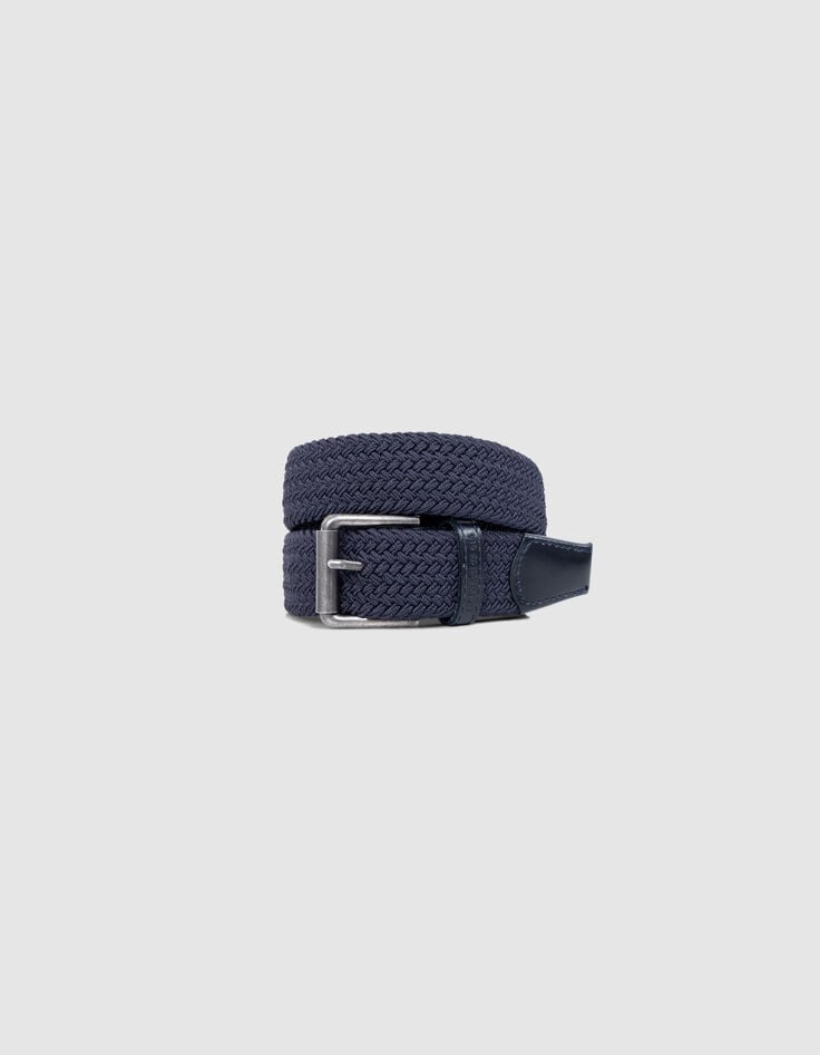 ikks Ceinture bleue tressée Homme