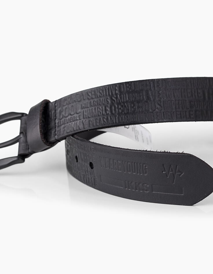 Ikks Ceinture Cuir Garçon