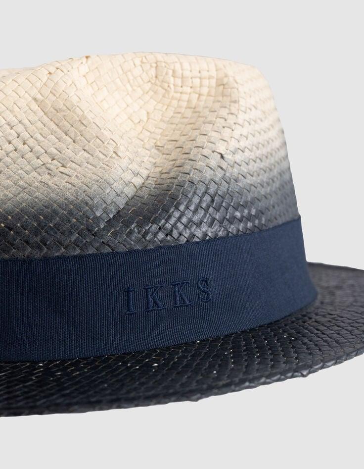 Ikks Chapeau Beige Et Marine Effet Deep Dye Garçon