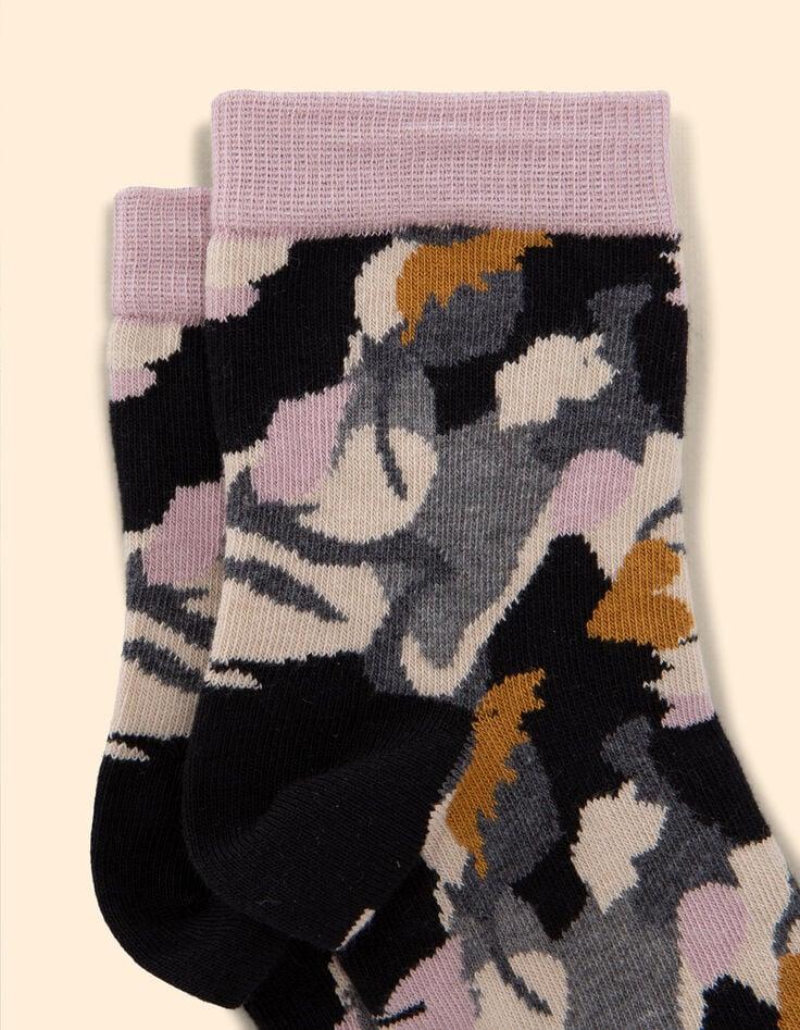 Ikks Chaussettes Camel Gris Rose I.Code