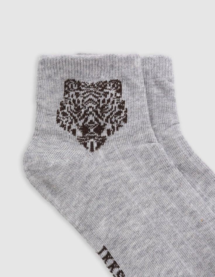 Ikks Chaussettes Kaki Grises écrues Garçon