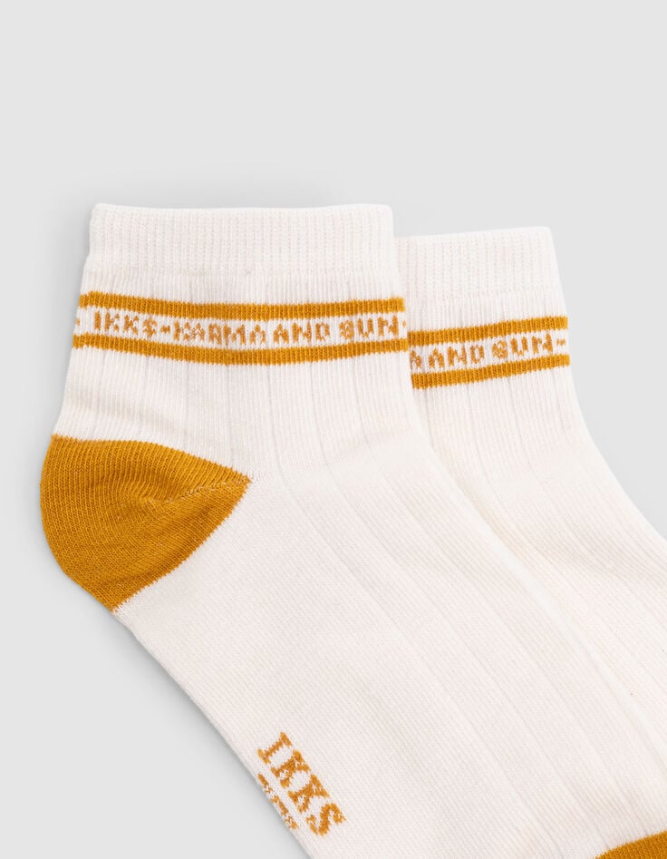 Ikks Chaussettes Kaki Grises écrues Garçon