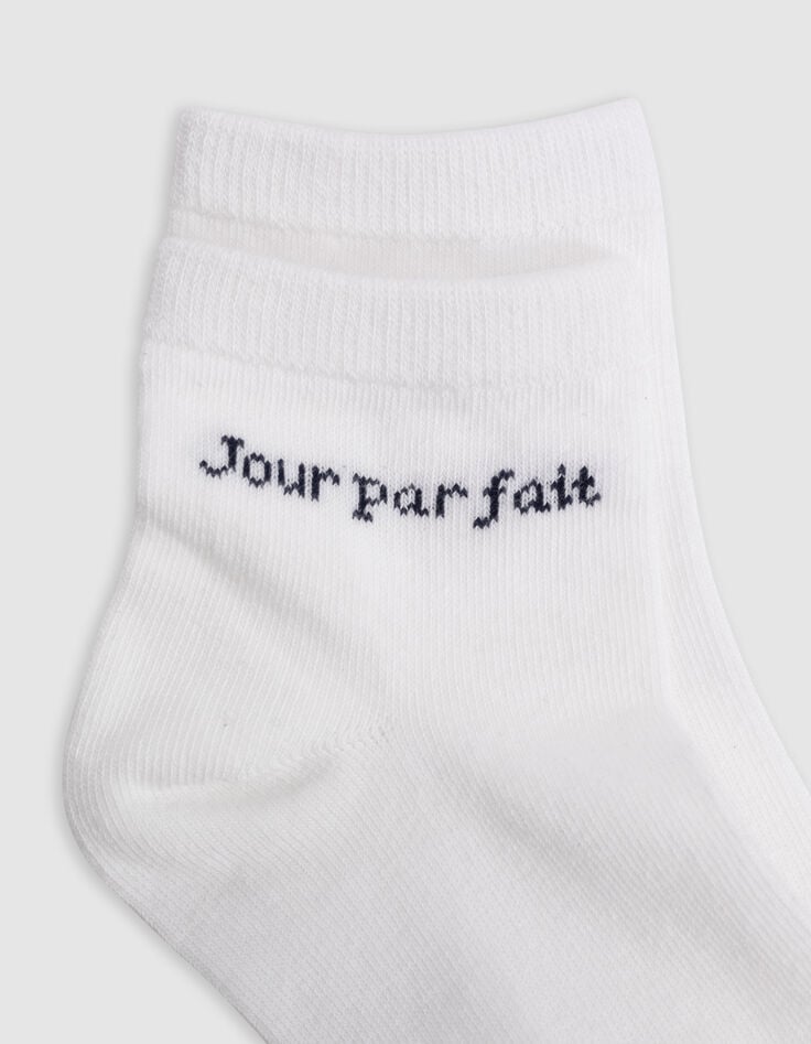 Ikks Chaussettes Marine Et Blanches Garçon