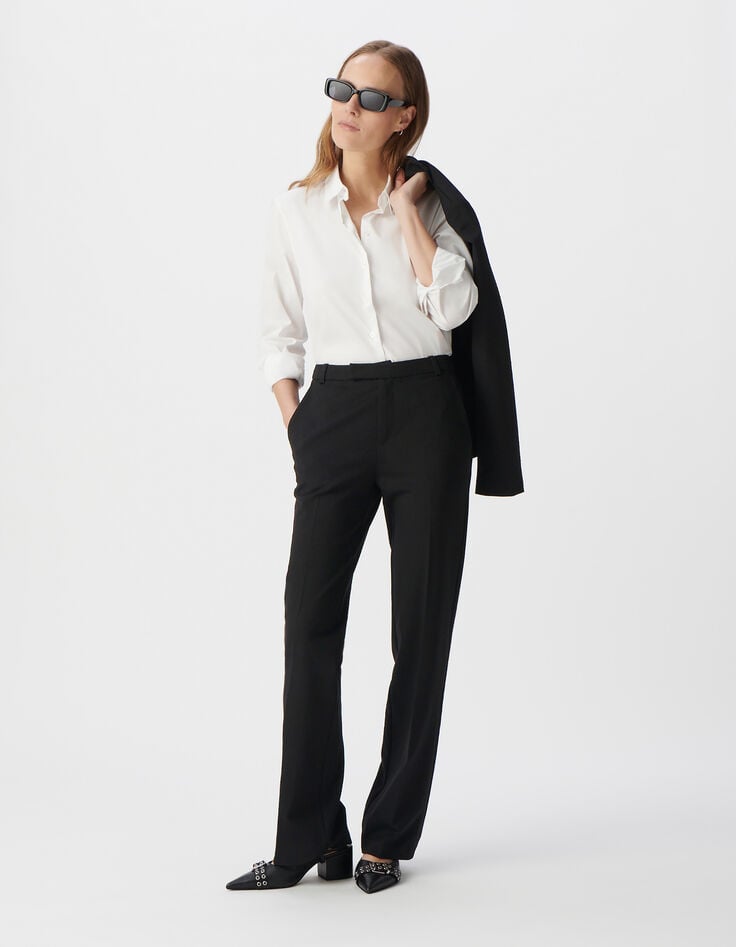 Ikks Chemise Blanche à Manches Longues Femme