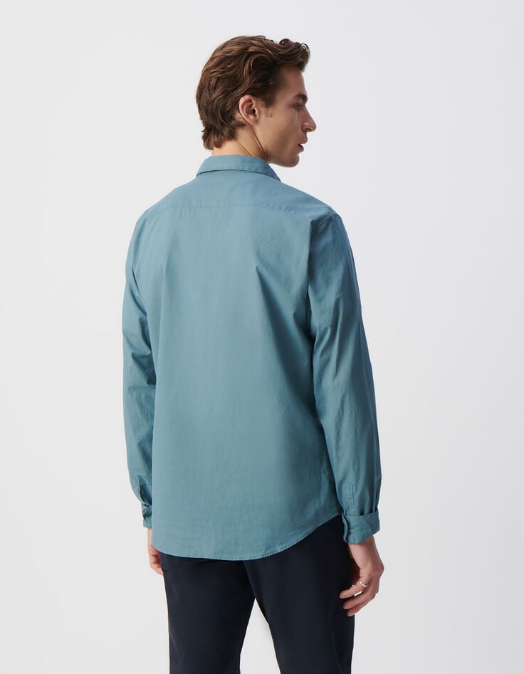 Ikks Chemise EASY Orage Voile De Coton Bio Homme