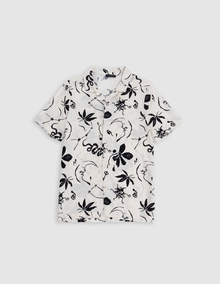 Ikks Chemise écrue Imprimé Maxi Astro Garçon