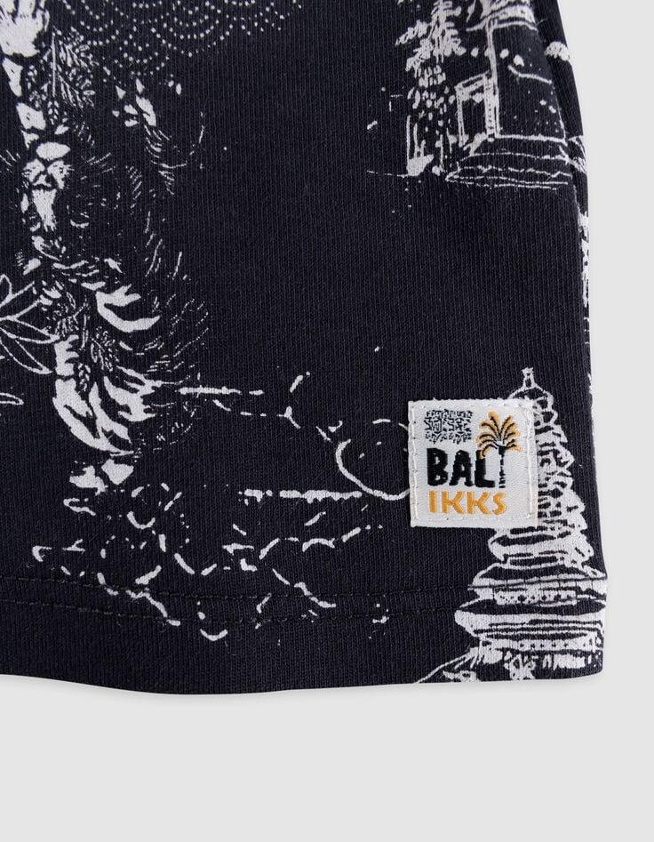 Ikks Chemise Grise à Imprimé Jungle Bébé Garçon