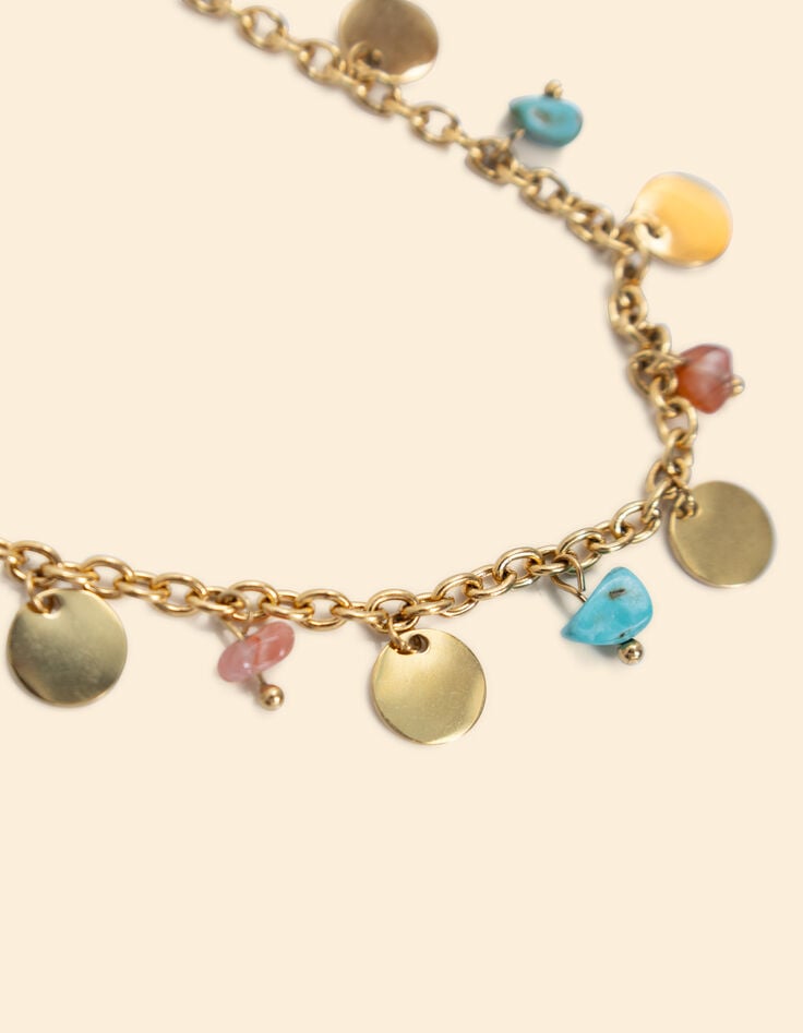 Ikks Collier Ras Du Cou Avec Charms I.Code