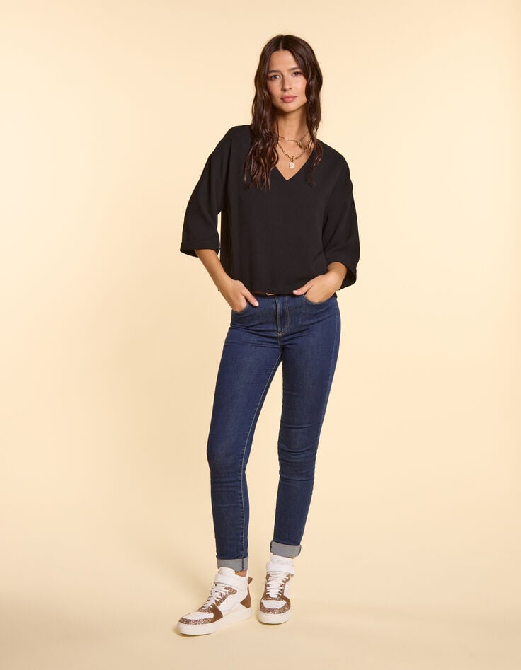 Ikks Combinaison Noire 2-en-1 I.Code