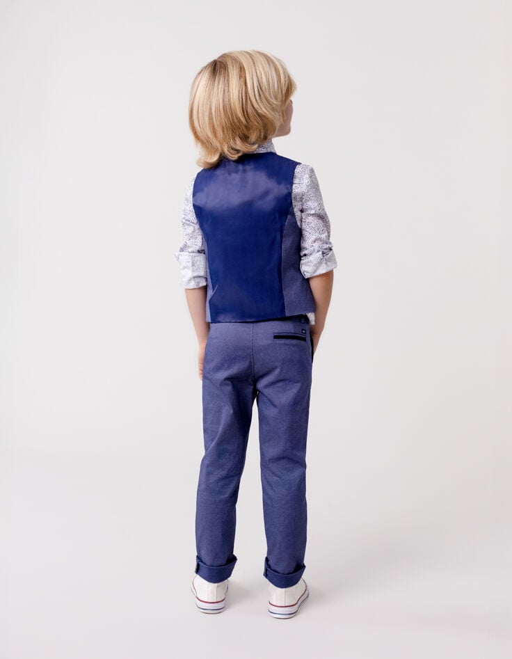 Ikks Gilet De Costume Cérémonie Marine Garçon