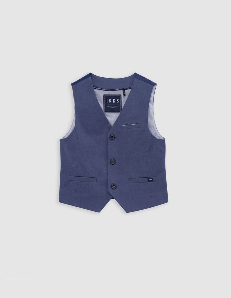 Ikks Gilet De Costume Cérémonie Marine Garçon