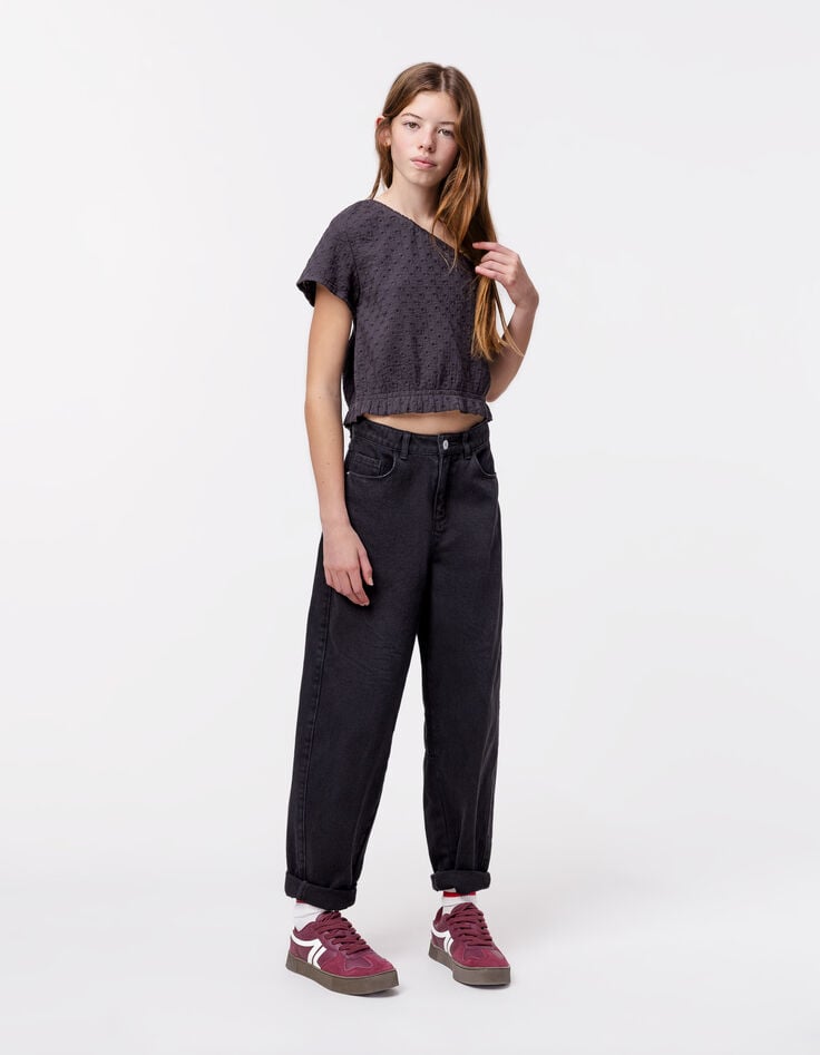 Ikks Jean BARREL Noir Waterless Fille