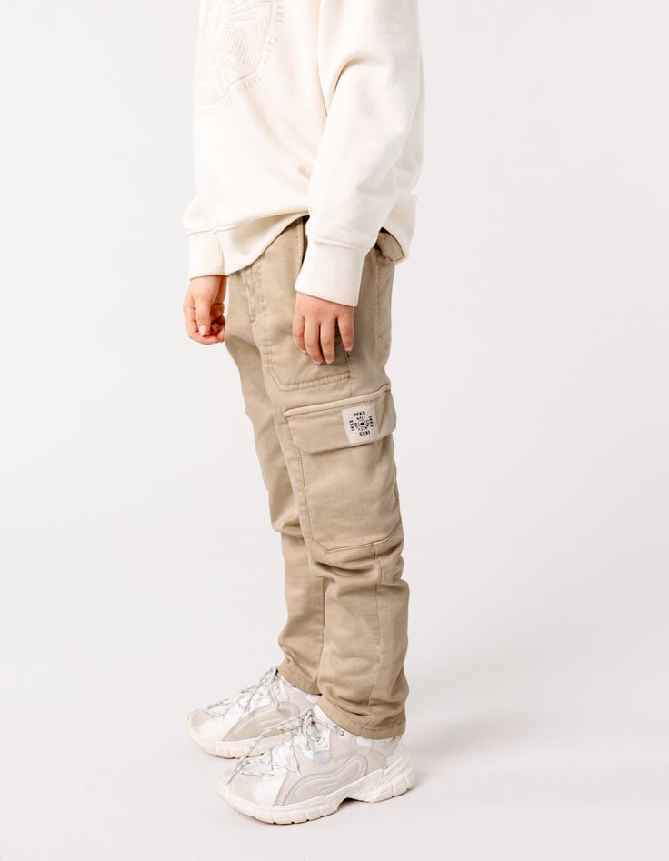 ikks Jean BATTLE beige garçon