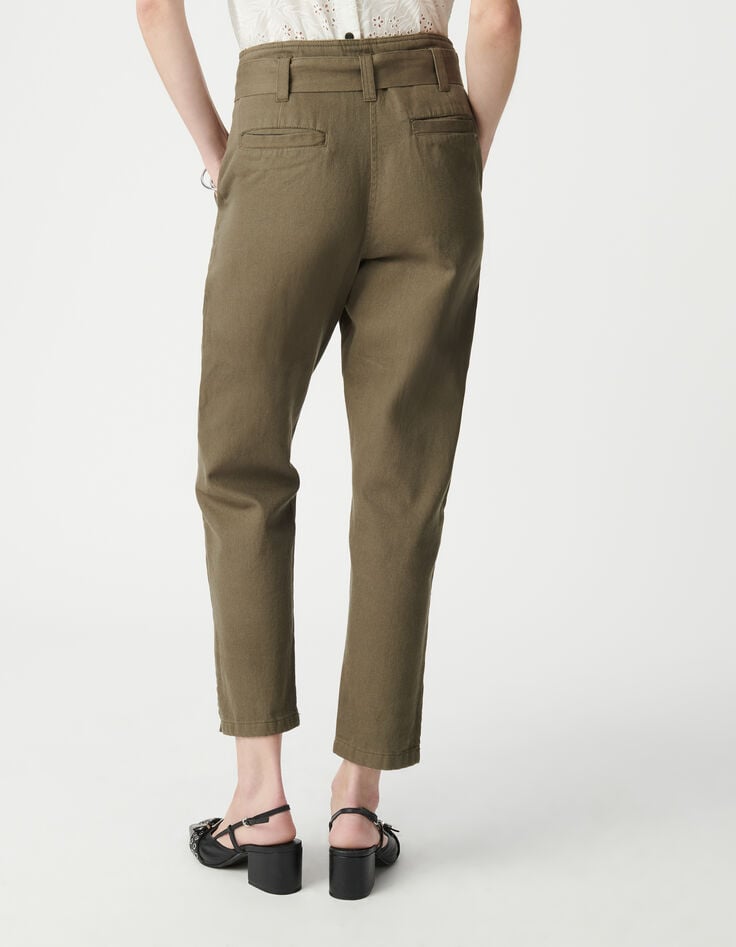 Ikks Jean Battle Kaki Délavé Femme