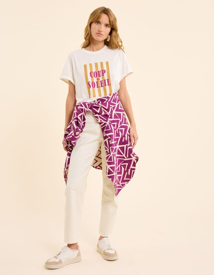 Ikks Jean Boyfit Blanc Cassé I.Code