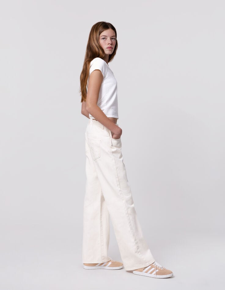 Ikks Jean FLARE Beige Fille