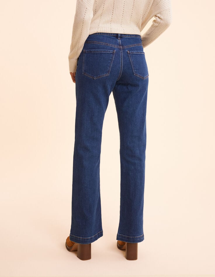 Ikks Jean Flare Bleu Authentique I.Code