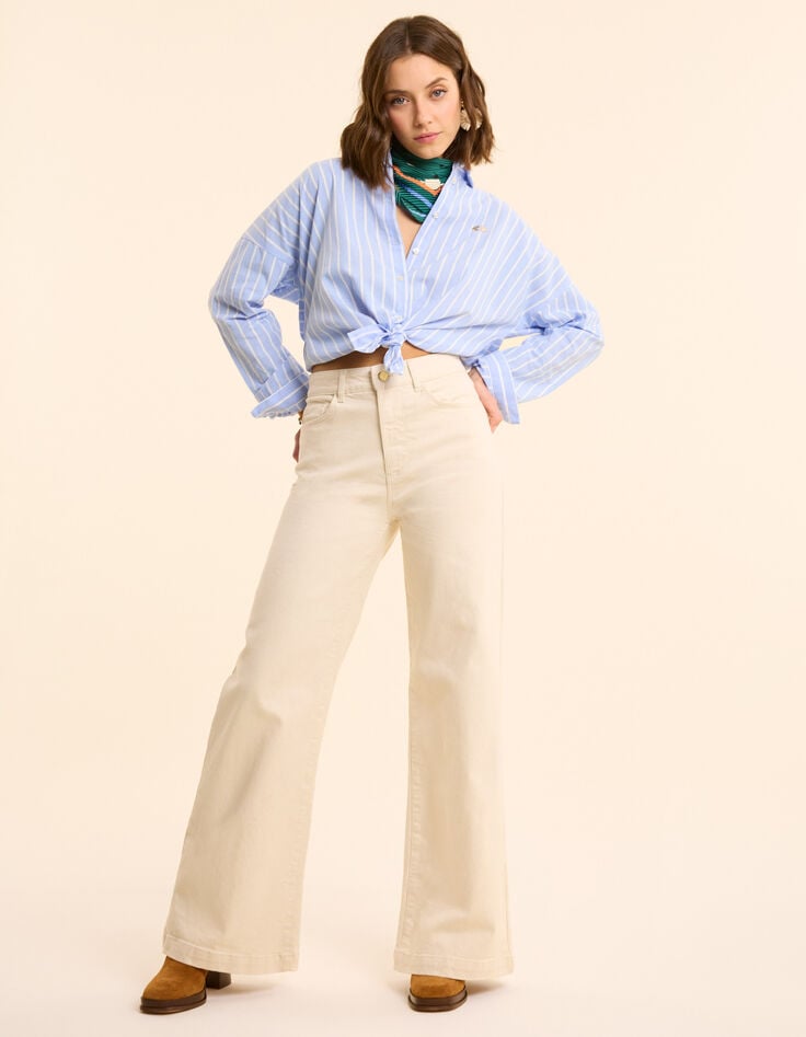 ikks Jean flare écru I.Code