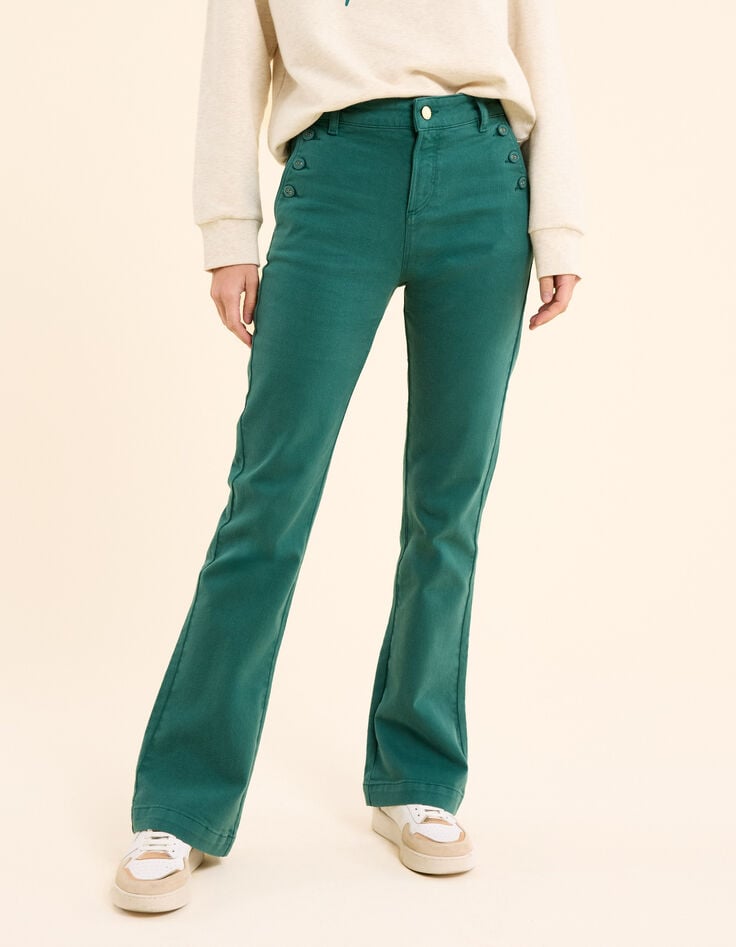 Ikks Jean Flare Vert I.Code