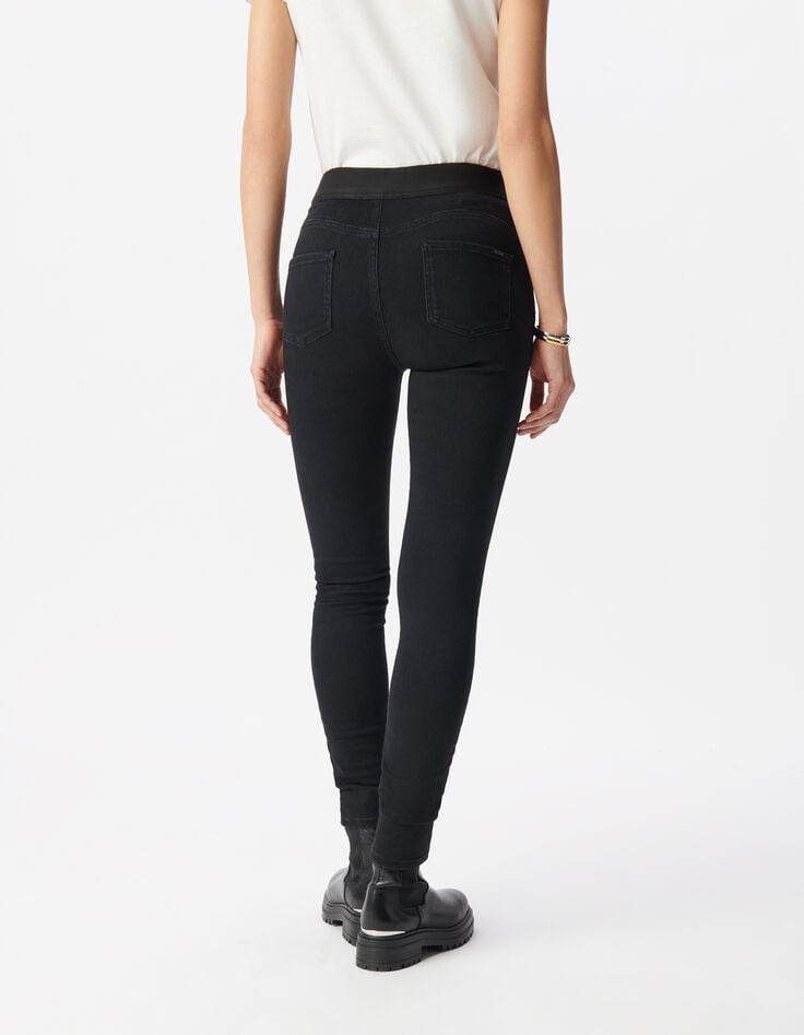 Ikks Jean Jegging Noir Powerstretch 7/8e Femme