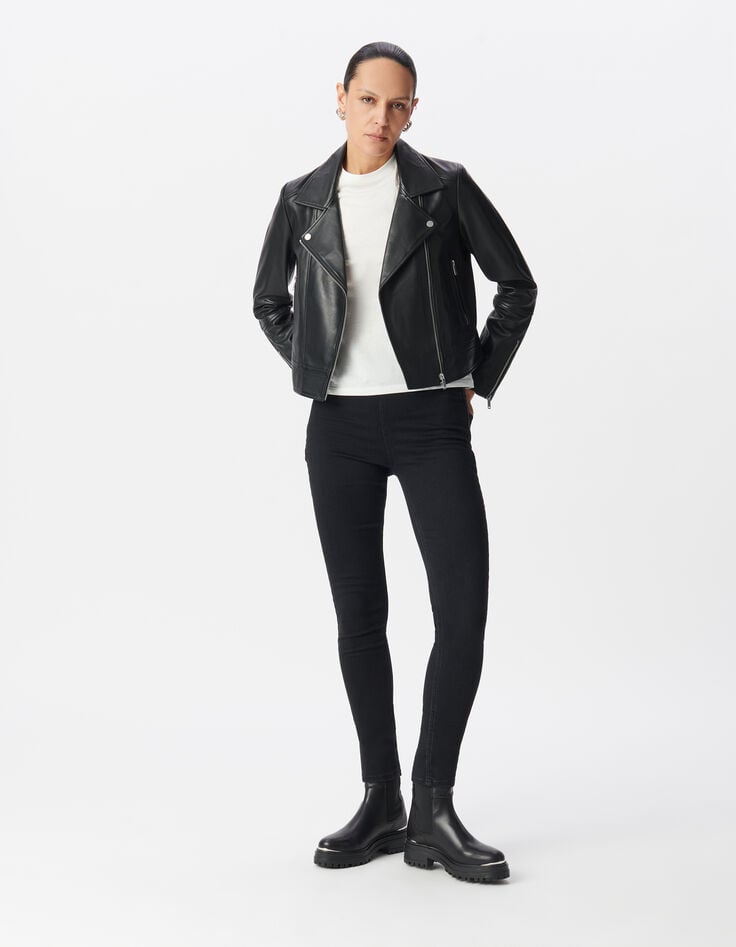 ikks Jean jegging noir powerstretch 7/8e Femme