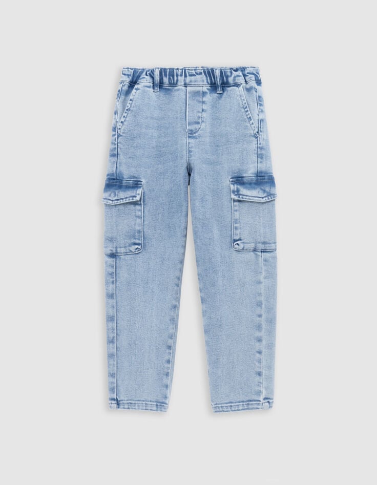 Ikks Jean JOGGER BATTLE Bleu Waterless Garçon