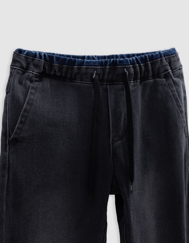 Ikks Jean JOGGER LOOSE Gris Waterless Garçon