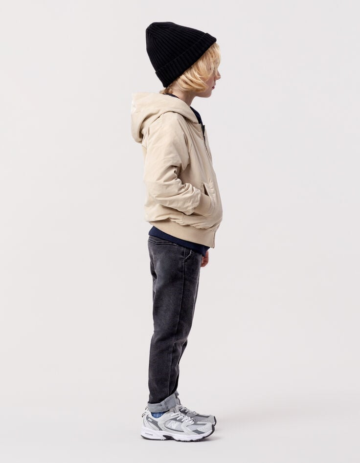 ikks Jean JOGGER LOOSE gris Waterless garçon