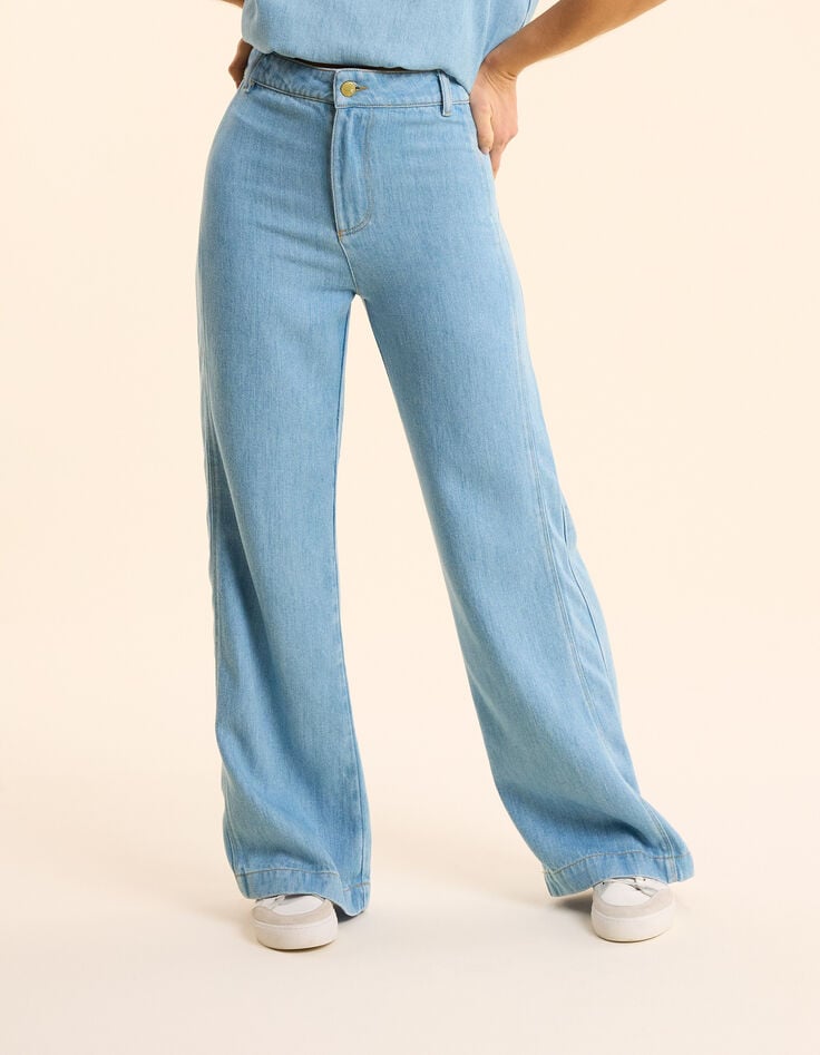 Ikks Jean Large Bleu Délavé I.Code