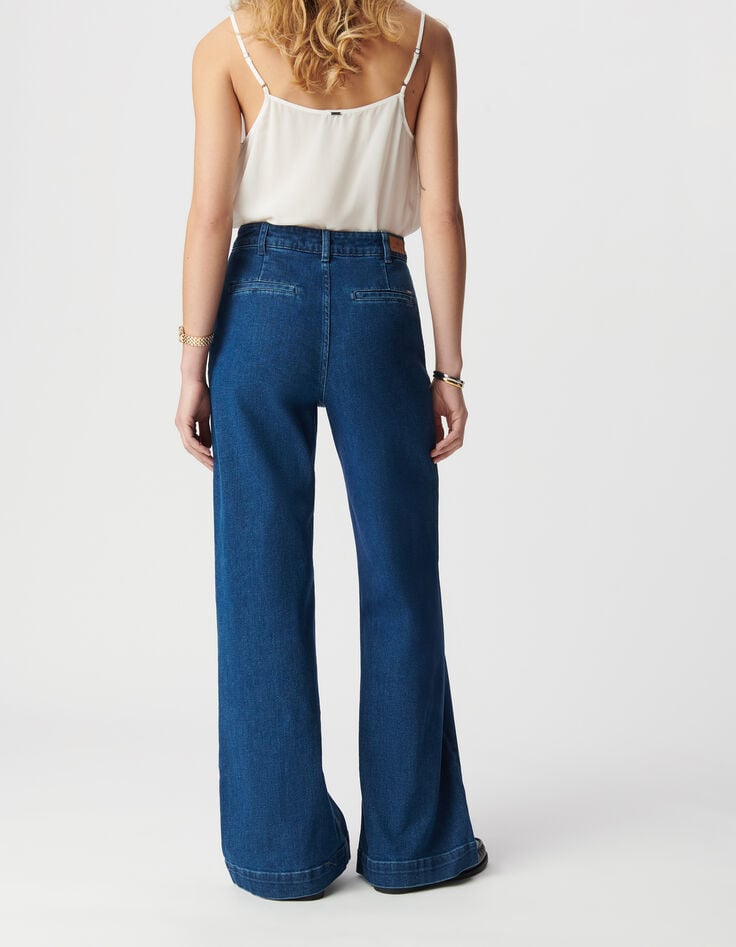 Ikks Jean Large Bleu Moyen Femme