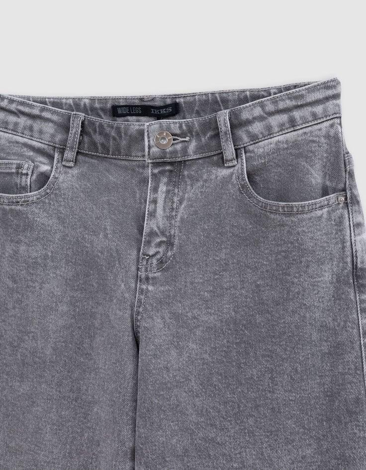 Ikks Jean LARGE Gris Délavé Fille