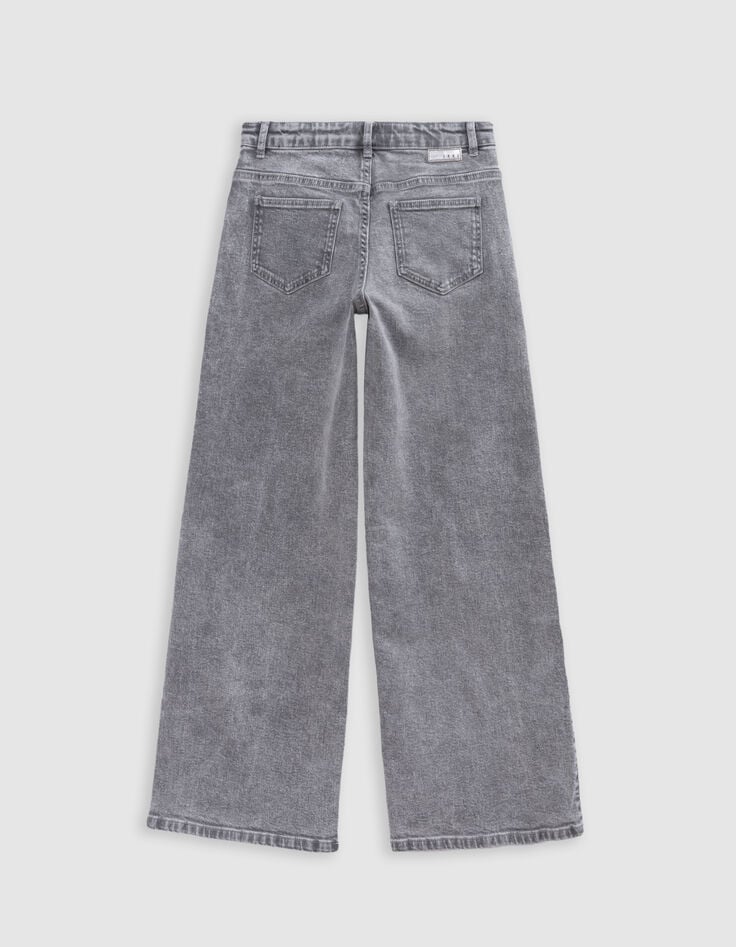 Ikks Jean LARGE Gris Délavé Fille