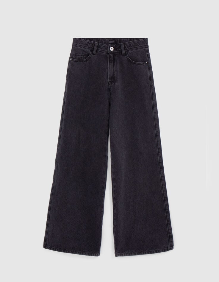 Ikks Jean LARGE Gris Délavé Fille