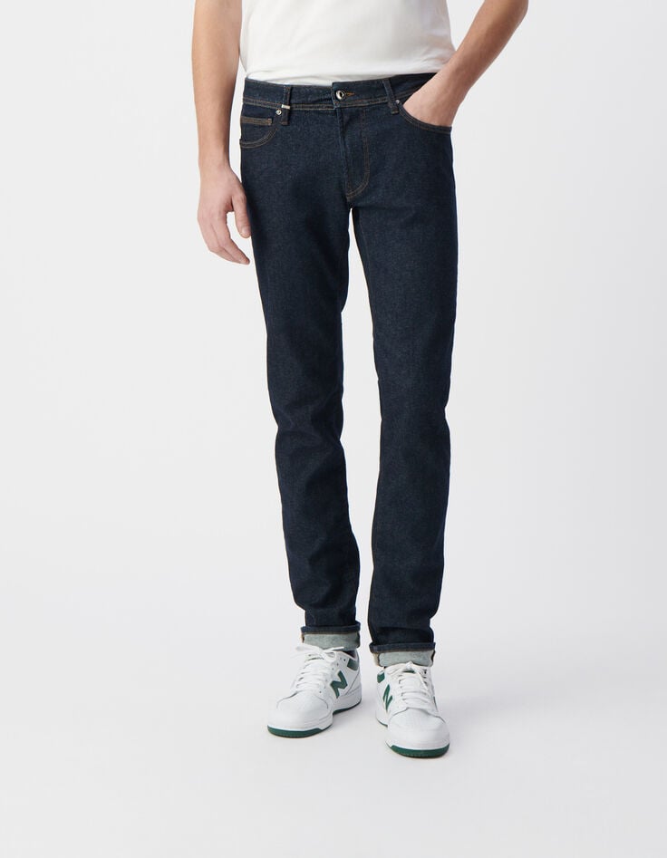 Ikks Jean SLIM Bleu Foncé Brut POWER STRETCH Homme