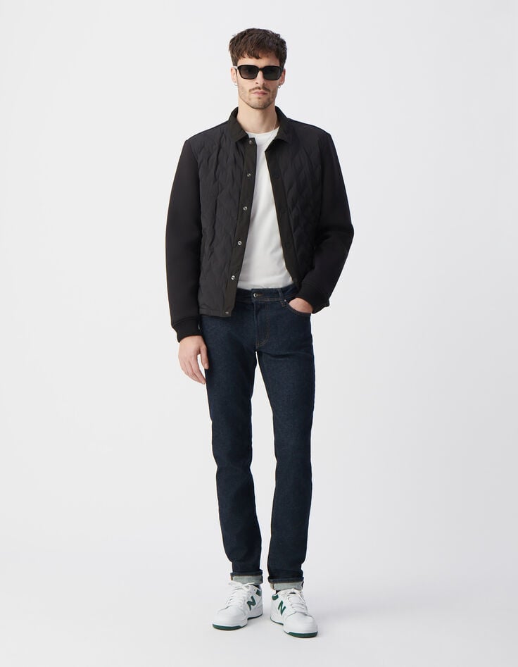 ikks Jean SLIM bleu foncé brut POWER STRETCH Homme