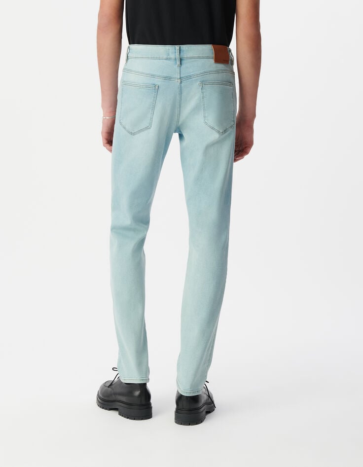 Ikks Jean SLIM Ciel Délavage Bleached Ziggy Homme