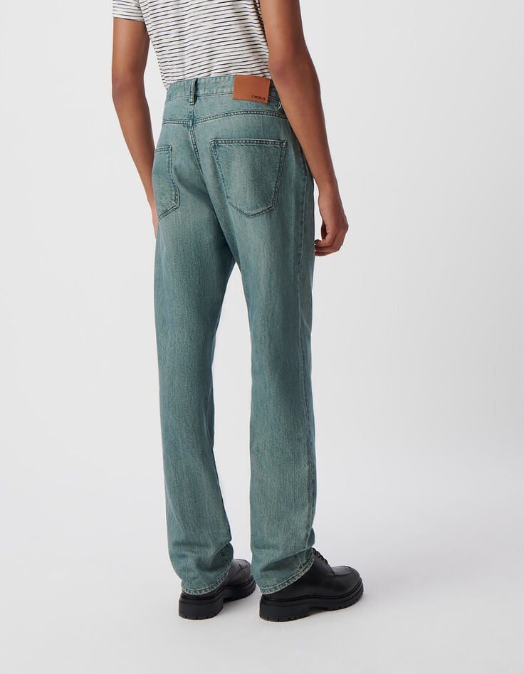 Ikks Jean STRAIGHT Bleu Gris Homme