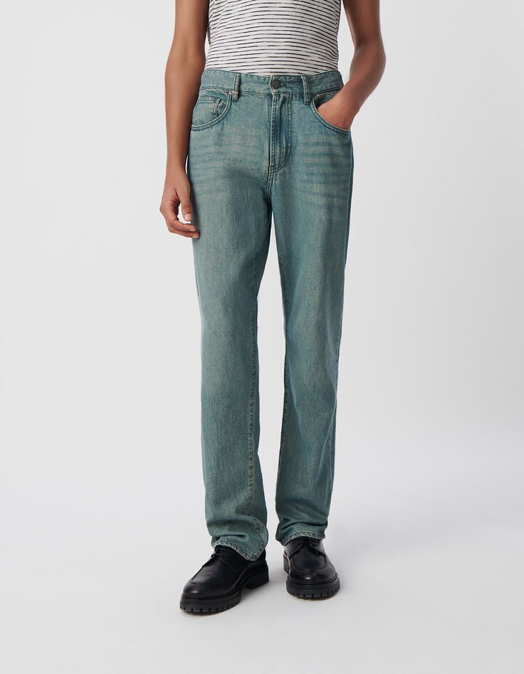 ikks Jean STRAIGHT bleu gris Homme